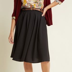 Black Midi Skirt from Modcloth *LIKE NEW*